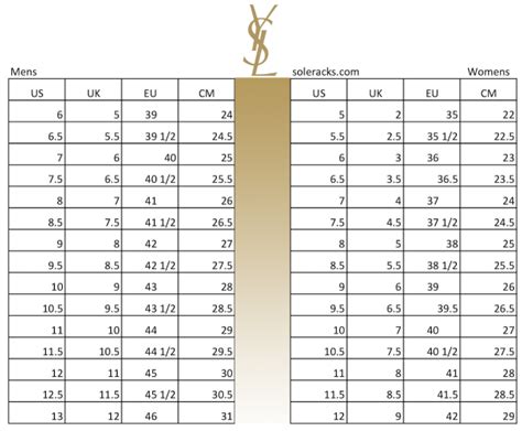 yves saint laurent shoes size chart|yves saint laurent shoes outlet.